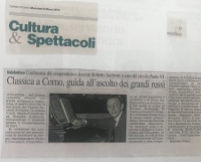 Teatro Sociale di Como Rassegna Stampa marzo 2019